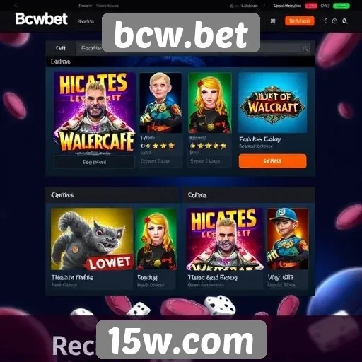 Novas funcionalidades do site de jogos bcw.bet